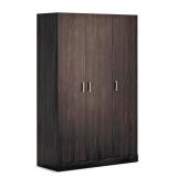 SAUDER 3 DOOR WARDROBE, ESPRESSO 71X19X46IN