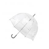 TOTES CLEAR BUBBLE UMBRELLA WITH DOME CANOPY,