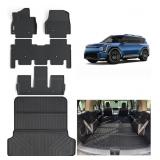 WAYIDSS FLOOR MATS & LARGE TRUNK MAT FOR 2024 KIA