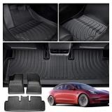 R RUIYA 2023 FLOOR MATS FOR 2018-2023 TESLA MODEL