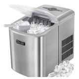 KUMIO STAINLESS STEEL 2.1L ICE MAKER, USED, SMALL