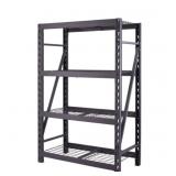 MAXIMUM 4-TIER METAL SHELVING UNIT, 48 X 24 X