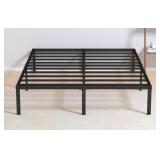 MAENIZI QUEEN METAL PLATFORM BED FRAME, 14IN