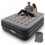 TOUCHXEL 18.5IN QUEEN INFLATABLE MATTRESS W/PUMP