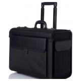 ALPINE SWISS ROLLING 17IN LAPTOP BRIEFCASE ON