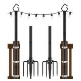 AILBTON 2 PACK 10FT STRING LIGHT POLES,LIGHT