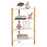 BAMBOO CORNER SHELF - STACKABLE SPICE RACK