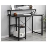 SOGESGAME COMPUTER DESK, BLACK, 22X47.2X35.4IN,