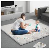 ZEEBABA BABY PLAY MAT 59 X 59IN  FOLDABLE