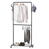 SHW GARMENT RACK 39.5x16.8x71.4IN HARDWARE