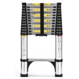 SOCTONE TELESCOPING LADDER 12.5FT ALUMINUM