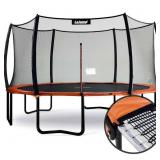 LEJUMP FLORA 14FT TRAMPOLINE W/SAFETY SCREENING