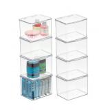 MDESIGN PLASTIC KITCHEN PANTRY/FRIDGE ORGANIZER