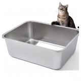 LEGOURNS 18"X14"X6" STAINLESS LITTER BOX