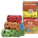 DOG POOP BAGS  8 ROLLS  144 BAGS