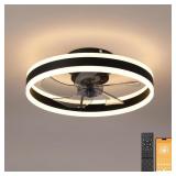 MOSSCO CEILING FANS WITH LIGHTS  REMOTE  50CM