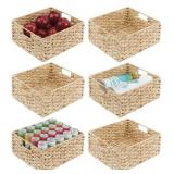 MDESIGN WATER HYACINTH BRAIDED WEAVE KITCHEN