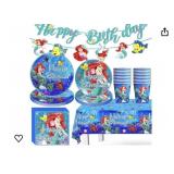 LITTLE MERMAID BIRTHDAY PARTY SET