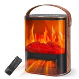 ELECTRIC SPACE HEATER, 1500W ELECTRIC FIREPLACE