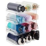 STACKABLE WATER BOTTLE ORGANIZER-4 PACK 1  DAMAGED