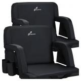 STADIUM SEATS WITH BACKS  RECLINING POSITIONS