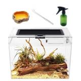 REPTILE GROWTH MINI REPTILE TERRARIUM, 12 X 7 X 9