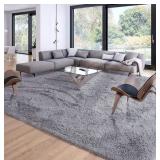 MERELAX SOFT MODERN INDOOR LARGE SHAGGY RUG FOR