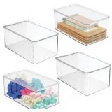 MDESIGN PLASTIC CRAFT ROOM STACKABLE STORAGE