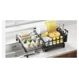 EXTENDABLE DISH DRYING RACK 21.7X16.4IN