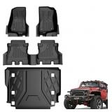 AOMS FLOOR MATS & CARGO LINER COMPATIBLE FOR JEEP