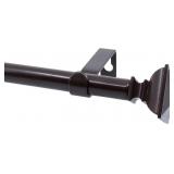 FURNISHLAND CURTAIN ROD  48"-84"  BRONZE