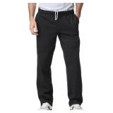 GILDAN MENS FLEECE OPEN BOTTOM POCKETED PANT