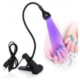 MINI UV LIGHT FOR GEL NAILS  BLACK  3W FLEXIBLE CU