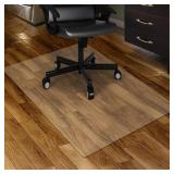 KUYAL CLEAR CHAIR MAT FOR HARD FLOORS 36 X 48 INCH