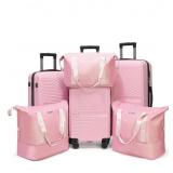 LONG VACATION LUGGAGE SET-6 PIECE(CARRY ON LUGGAGE