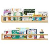 32 INCH NURSERY SHELVES  SET OF 2  ORGANIZER