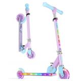 BELEEV V2 SCOOTERS FOR KIDS WITH LIGHT-UP WHEELS &