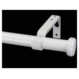 FURNISHLAND ADJUSTABLE WINDOW CURTAIN ROD SET WITH