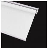 CORDLESS BLACKOUT ROLLER BLINDS  WHITE. 41 X 72