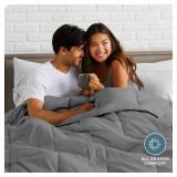 GREY KING SIZE COMFORTER  OEKO TEX STANDARD 100 CE