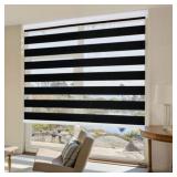 ZEBRA ROLLER SHADES LIGHT FILTERING. 35 X 72 IN