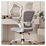 MIMOGLAD OFFICE CHAIR  ERGONOMIC  MOON GREY