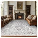 JINCHAN AREA RUG 6X9 WASHABLE RUG LIVING ROOM VINT