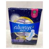 ALWAYS MAXI PADS EXTRA HEAVY OVERNIGHT - 24PADS