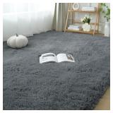 FLUFFY RUG 5X7 BEDROOM RUGS: SHAG RUG FOR BEDROOM