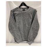 TEXFIT MENS LARGE CREW NECK SWEATERS  GREY/ORANGE-