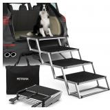 PETRUNA EXTRA WIDE DOG CAR RAMP FOR LARGE DOGS  PO