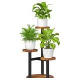 BAMWORLD 3 TIER PLANT STAND INDOOR  CORNER METAL P