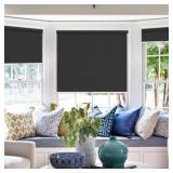 BLACKOUT ROLLER SHADES  27" W X 72" H