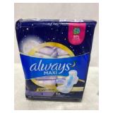 ALWAYS MAXI PADS EXTRA HEAVY OVERNIGHT - 24PADS